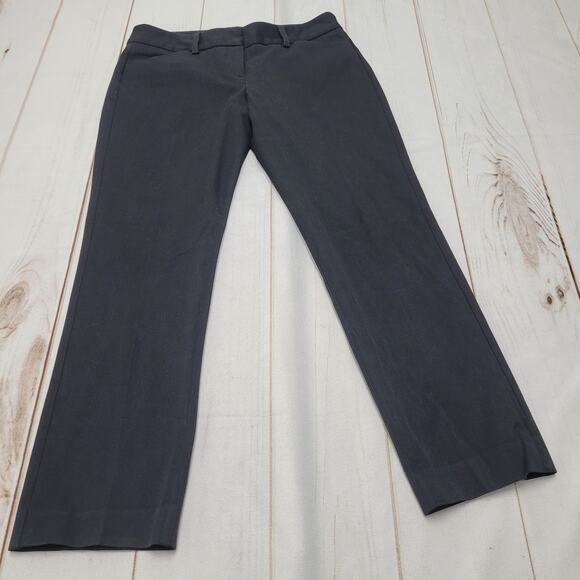 Express editor low rise  barely boot straight pants black slacks ankle - Picture 1 of 8